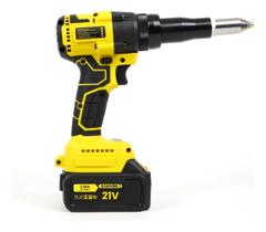 Rebitadeira Elétrica Sem Fio 21V Bomvink BOM-9732 Com Maleta Rebitadeira Elétrica Sem Fio 21V Bomvink BOM-9732 Com Maleta