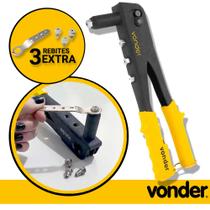 Rebitadeira Manual Alicate Profissional Rebitador 4 Bicos Vonder