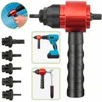 Rebitadeira Rebitador Adaptador Rebite Rosca Parafusadeira Furadeira ou Manual M3/M4/M5/M6/M8