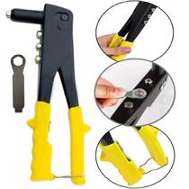 Rebitadeira Rebitador Alicate Manual Profissional Com 4 Bicos E Chave Rebitadeira Rebitador Alicate Manual Profissional Com 4 Bicos E Chave