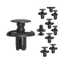 Rebitador De Plástico Preto Para Para-choque De Carro, Fixador De 8mm, Clips De Parafuso Para Painel