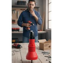 Rebitador Para Furadeira: 4 Bicos 2.4-4.8mm, Trabalho Rápido