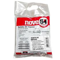 Rebite Alumínio 3,20x10cm Embalagem com 100 Nove54