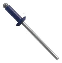 Rebite Alumínio De Repuxo Azul 3,2x12mm 200 Unidades New Fix
