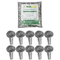 Rebite Alumínio Maciço 10x14 Rebibras 5114 Rebite Alumínio Maciço 10x14 Rebibras 5114