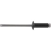 Rebite Alumínio Preto 3,2x12mm 312 com 1000 peças - Vonder