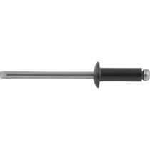 Rebite Alumínio Preto 3,2X12Mm 312 Com 1000 Peças - Vonder