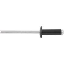 Rebite Alumínio Preto 3,2x6,0 com 100 peças - Nove54
