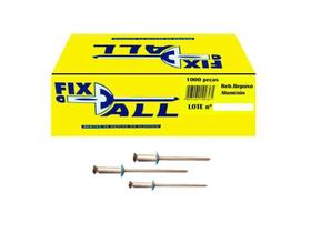 Rebite Alumínio Repuxo 310 Mil 1000 Pçs Fix All