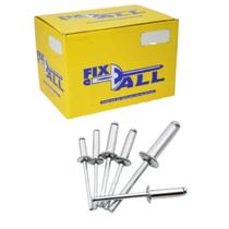 Rebite Alumínio Repuxo 312 Mil 1000pçs Fix All