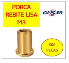 Rebite Com Rosca Interna M3 Porca Rebite Popnut Emb. C/ 500