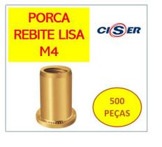 Rebite Com Rosca Interna M4 Porca Rebite Popnut Emb. C/ 500