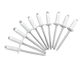Rebite de alumínio branco pop de repuxo 3.2mm x 12mm 100 pcs Rebite de alumínio branco pop de repuxo 3.2mm x 12mm 100 pcs