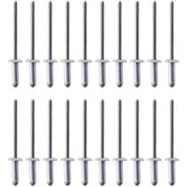 Rebite de Fixação 4mm X 10mm para Estruturas Móveis e Veículos Alumínio Cinza Worker 20PEÇAS Rebite de Fixação 4mm X 10mm para Estruturas Móveis e Veículos Alumínio Cinza Worker 20PEÇAS
