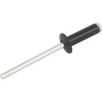 Rebite de Repuxo 4,0 mm x 10,0 mm, Preto, Pacote com 100 Peças Nove54 OstenVonder Rebite de Repuxo 4,0 mm x 10,0 mm, Preto, Pacote com 100 Peças Nove54 OstenVonder