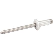 Rebite de repuxo em alumínio 4,8 x 16 mm com 50 peças