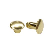 Rebite Duplo Nº03 Dourado - 10 Unidades - Baxmann