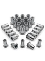 Rebite M5 Aba Plana Inox 100pçs Rebite M5 Aba Plana Inox 100pçs