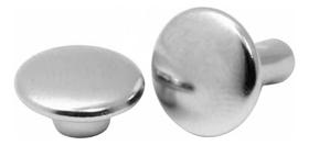Rebite Metal Simples Niquelado N2 Cassmar 100 unidades Rebite Metal Simples Niquelado N2 Cassmar 100 unidades