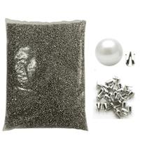 Rebite Para Pérolas Aço Inox 2x3mm - 50.000 - Pacote Fechado