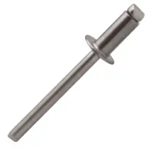 Rebite Pop de Repuxo Aço Inox 304 - 512 (4.8x12) com 150pça Rebite Pop de Repuxo Aço Inox 304 - 512 (4.8x12) com 150pça