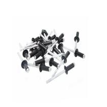 REBITE REPUXO 306 - 3,2x6 - ALUMINIO PRETO - CAIXA 1000 PCS REBITE REPUXO 306 - 3,2x6 - ALUMINIO PRETO - CAIXA 1000 PCS