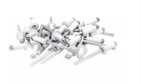 Rebite repuxo 406 4,0x6 aluminio branco - caixa c/1000 pcs Rebite repuxo 406 4,0x6 aluminio branco - caixa c/1000 pcs
