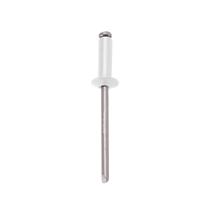 Rebite Repuxo 4,0x16 Alumínio Branco Pintado Pop 100un Rebite Repuxo 4,0x16 Alumínio Branco Pintado Pop 100un