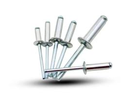 Rebite repuxo 416 - 4,0x16 aluminio brilhante caixa 1000 pcs