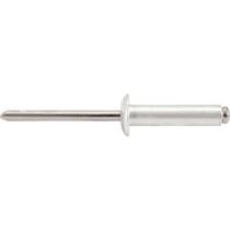 Rebite repuxo de alumínio 3,2x16,0mm mandril aço com 100 peças - Nove54