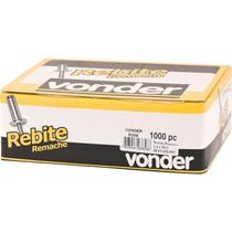 Rebite repuxo de alumínio 4,8x12,0mm mandril aço com 1000 peças vd512 - Vonder