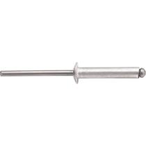 Rebite Repuxo De Alumínio 4,8x16,0mm Mandril Aço Com 100 Peç Rebite Repuxo De Alumínio 4,8x16,0mm Mandril Aço Com 100 Peç