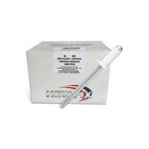 REBITE REPUXO ESCAREADA 412 KS 4,0x12 ALUMINIO BRANCO CAIXA C/1000 PCS NEW-FIX REBITE REPUXO ESCAREADA 412 KS 4,0x12 ALUMINIO BRANCO CAIXA C/1000 PCS NEW-FIX