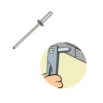 Rebite Repuxo Pop Alumínio 4x12mm 20 Peças