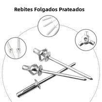 Rebites Cegos Dobráveis De Alumínio 50pcs 3.2mm 4.0mm 4.8mm Para Material Macio Ou Plástico