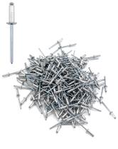 Rebites cegos QWORK Alumínio 500 unidades 4,8 x 12 mm Aderência 7,0-9,0 mm