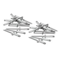 Rebites De Alumínio Com Repuxo 3.2 X 6Mm 50 Peças 406109 Mtx