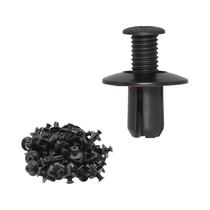 Rebites De Plástico Pretos Com Furo De 8mm Para Carros, Fixadores De Painel De Porta De Veículos Rebites De Plástico Pretos Com Furo De 8mm Para Carros, Fixadores De Painel De Porta De Veículos