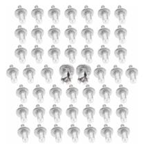Rebites fixadores grampos em aluminio 9mm - kit 100 peças