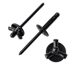 Rebites HZQX-Rop de alumínio de 3/16 polegadas x 1 cm, flange grande, 50 unidades Rebites HZQX-Rop de alumínio de 3/16 polegadas x 1 cm, flange grande, 50 unidades