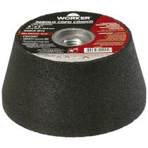 Rebolo copo conico 4" grao 120 - worker