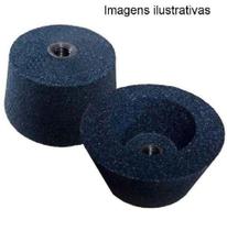Rebolo Copo Cônico 4" Grão 36 Rosca M14 Bestfer