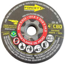 Rebolo Copo Cônico 4 Polegadas Grão 80 Com Rosca M14 Para Acabamento Em Porcelanato Mármore Granito