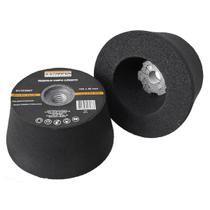 Rebolo Copo Cônico Grão 120 P/ Mármore Porcelanato 100x50 Mm