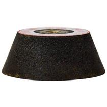 Rebolo Copo Cônico Mármore - 4 X 2 - Gr 60 - M14 Preto - Valor Unitário - Stilex