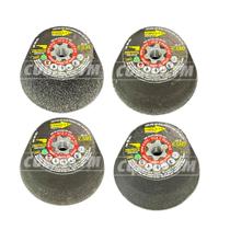 Rebolo Copo Pequeno 100mm Grãos 36/60/80/120 para Marmoraria Porcelanato e Granito