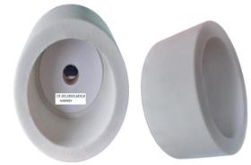 Rebolo Copo Reto 203,2 X 101,6 X 31,8 AA 46 branco retifica afiação