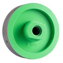 Rebolo De Chicote Liso Diamantado Verde Sem Rosca M14 80mm