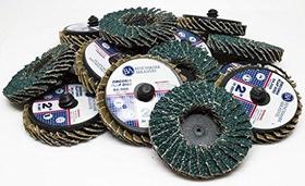 Rebolo de disco de aba Benchmark Abrasives 2 em 120 Grit (pacote com 10) Rebolo de disco de aba Benchmark Abrasives 2 em 120 Grit (pacote com 10)