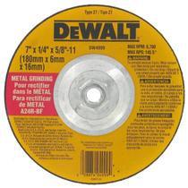 Rebolo DeWalt DW4999 - Metal 7 Polegadas (Pacote com 10) Rebolo DeWalt DW4999 - Metal 7 Polegadas (Pacote com 10)
